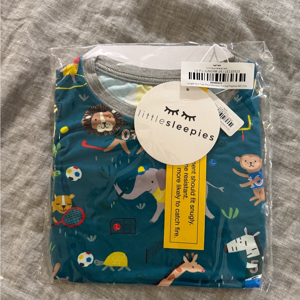 Little Sleepies Jungle Gym Toddler Pajama Set